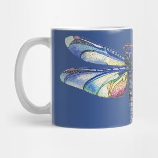 Blue Dragon Fly Tattoo Mug